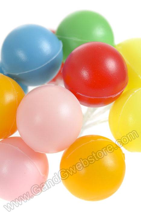 6.25" Balloon Cluster Pick Multicolor Pkg/24 - Image 2