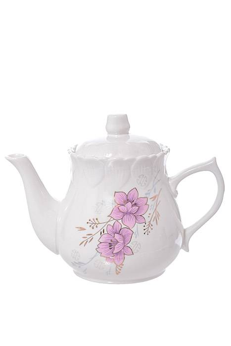 6.25" Ceramic Teapot White - Image 2