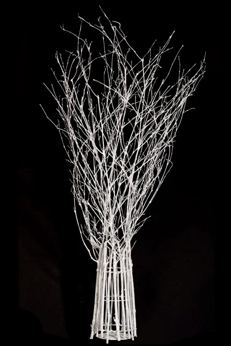 6.5" x 51" Birch Stand White