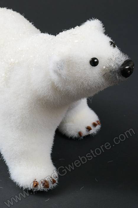 6.75" Standing Polar Bear Cub White - Image 2