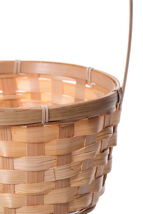 6" Bamboo W/han & Liners Natural Pkg/6 - Image 2