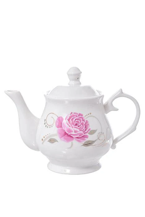 6" Ceramic Teapot White - Image 2