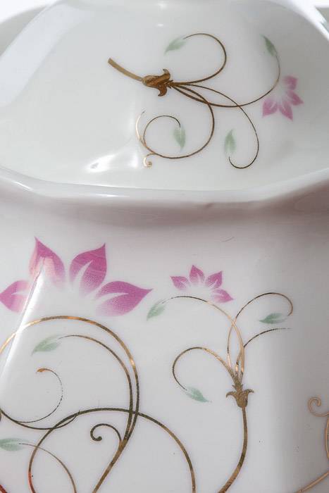 6" Ceramic Teapot White - Image 2