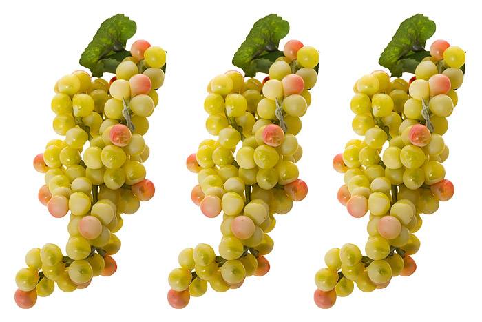 6" Mini Round Grape Cluster Green Pkg/3 - Image 2