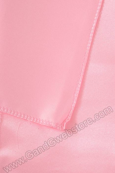 6" X 108" Satin Chair Bow Pink Pkg/6 - Image 2