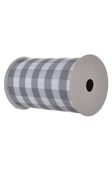6" X 10yds Cambridge Gray/White - Image 3