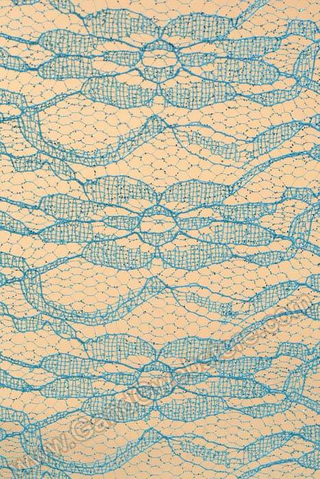 6" X 10yds Sparkle Lace Ice Blue - Image 2