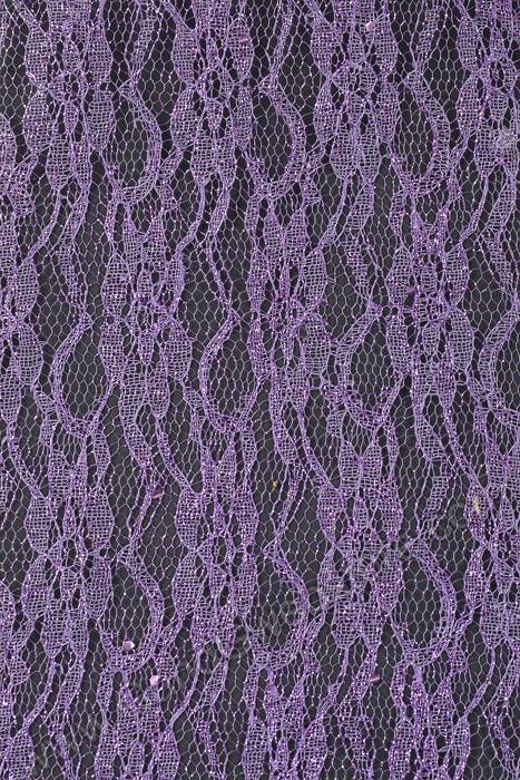 6" X 10yds Sparkle Lace Roll Lavender - Image 2