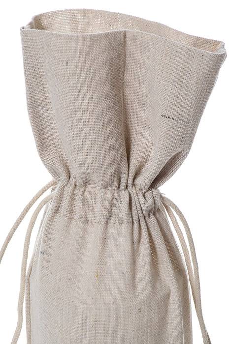 6" X 15"  Jute Wine Bag Pkg/6 - Image 2