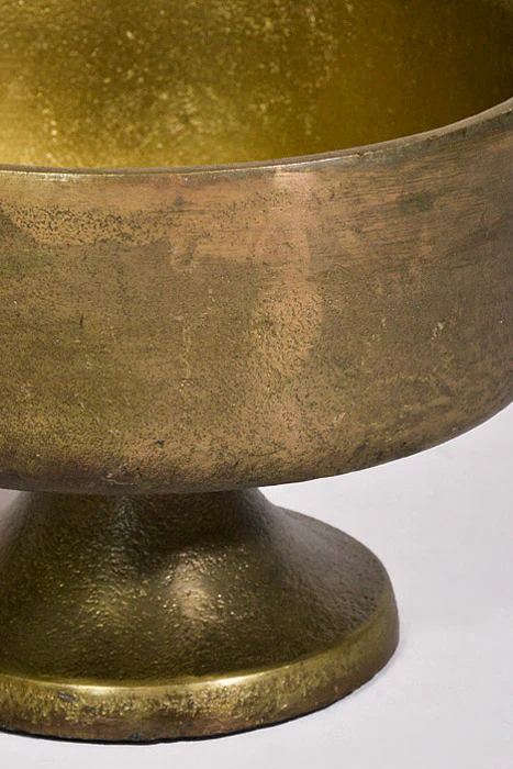 6" X 4.5" Finale Compote Antique Gold - Image 2