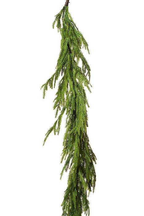 60" Natural Touch Norfolk Pine Garland Green