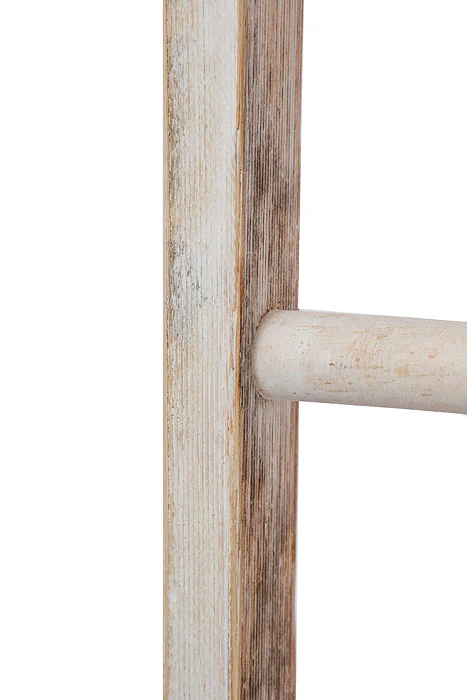 60" Wood Ladder White - Image 2