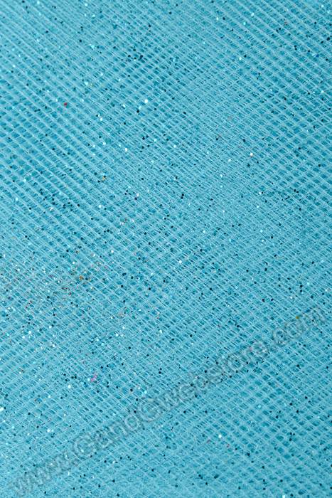60" X 10yds Sparkle Tulle Turquoise - Image 2
