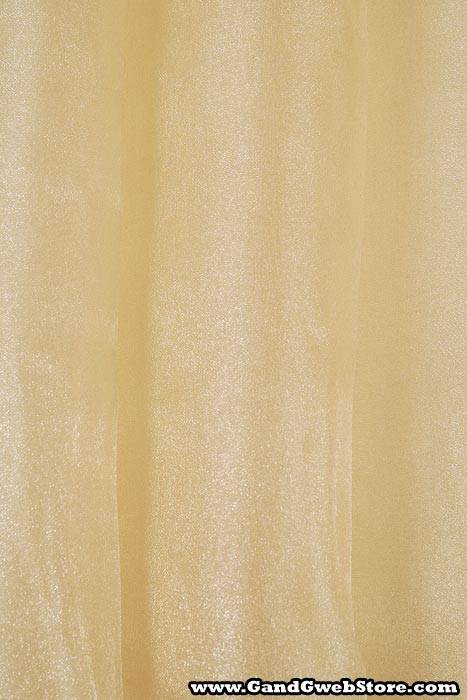 60" X 15yds Shimmer Organza Fabric Ivory - Image 2