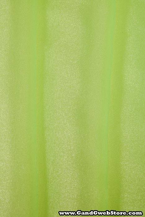 60" X 15yds Shimmer Organza Fabric Key Lime - Image 2