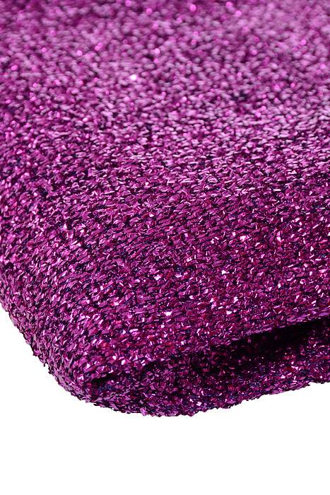 60" X 3yds Sponge Lurex Purple - Image 2
