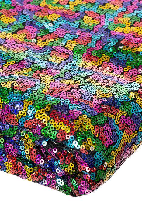 60" X 5yds Sequin Netting Multicolor