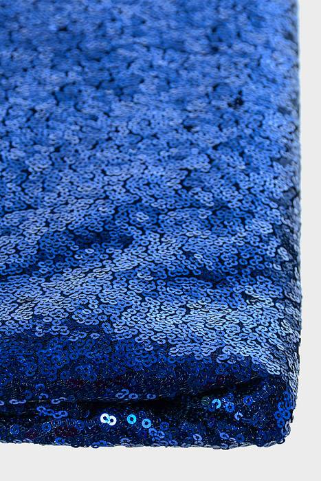 60" X 5yds Sequin Netting Royal Blue