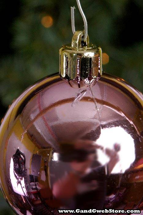60mm Glass-like Ball Light Pink Box/12 - Image 2