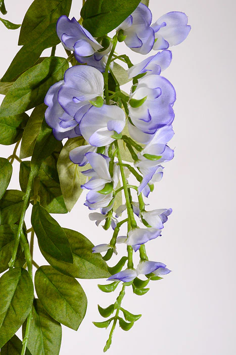 6Ft Artificial Wisteria Garland Purple - Image 2