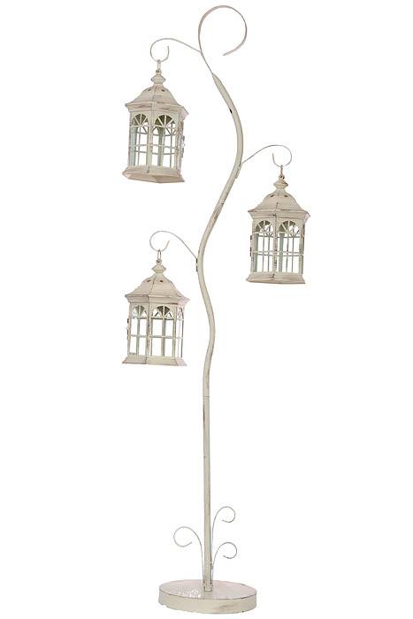 6ft Hanging Lantern Tree  White