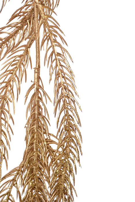 6Ft Metallic Pine Garland Gold - Image 2