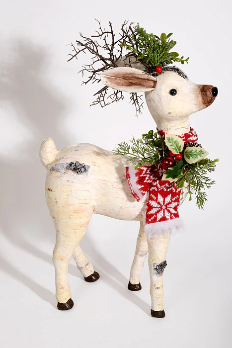 6"X 20" Deer Cream/White - Image 2