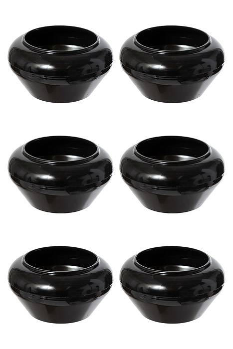 7.25" Potpourri Bowl Black Pkg/6 - Image 2