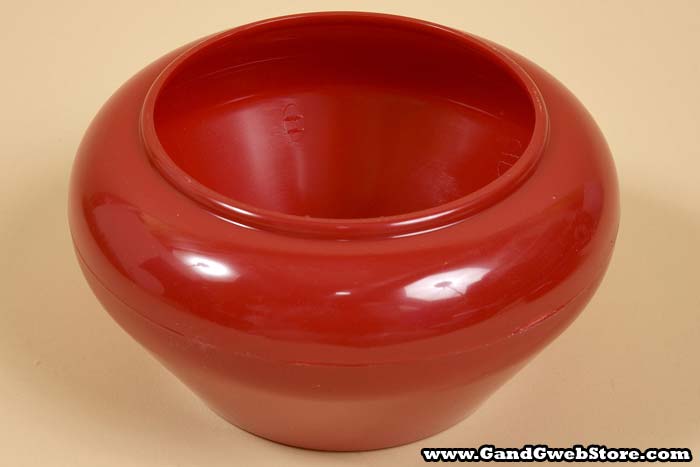 7.25" Potpourri Bowl Red Pkg6 - Image 2