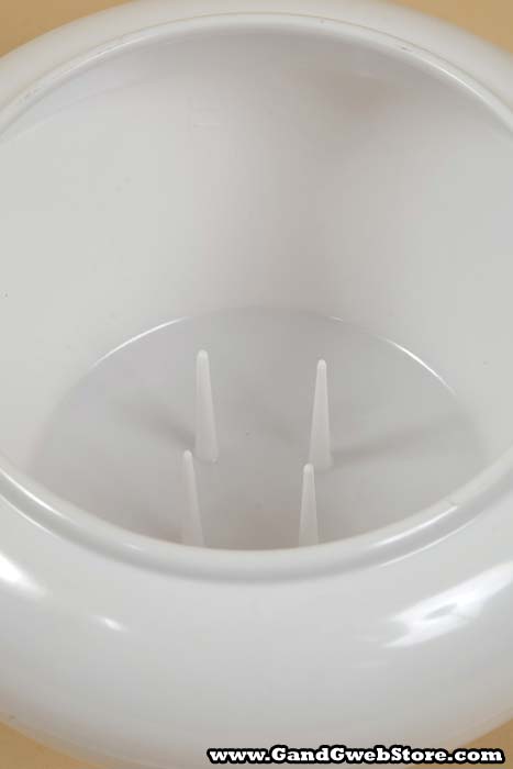 7.25" Potpourri Bowl White Pkg\6 - Image 3