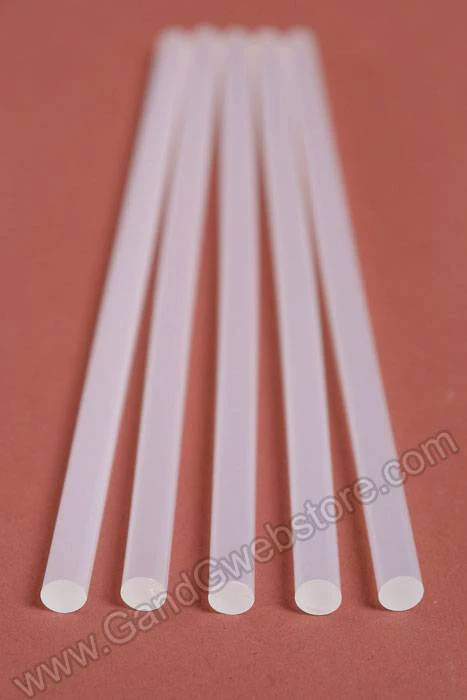 7.4mm X 8" Small Silicone Glue Stick Clear Pkg/1lb - Image 2