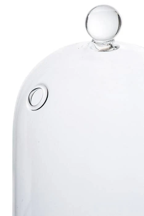 7.5" Glass Dome W/base Clear - Image 2