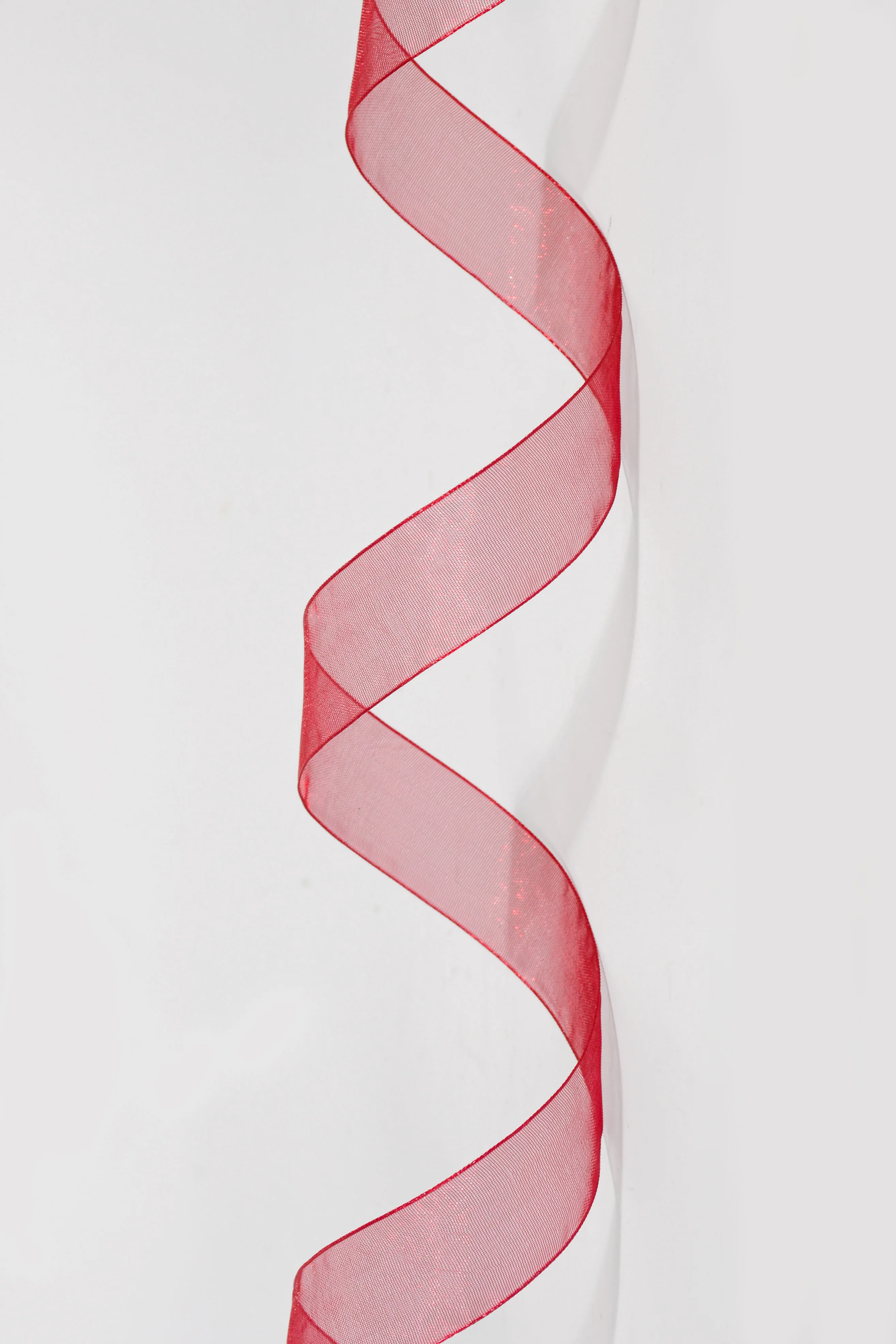 7/8" X 100Yds Organza Ribbon Rose Red