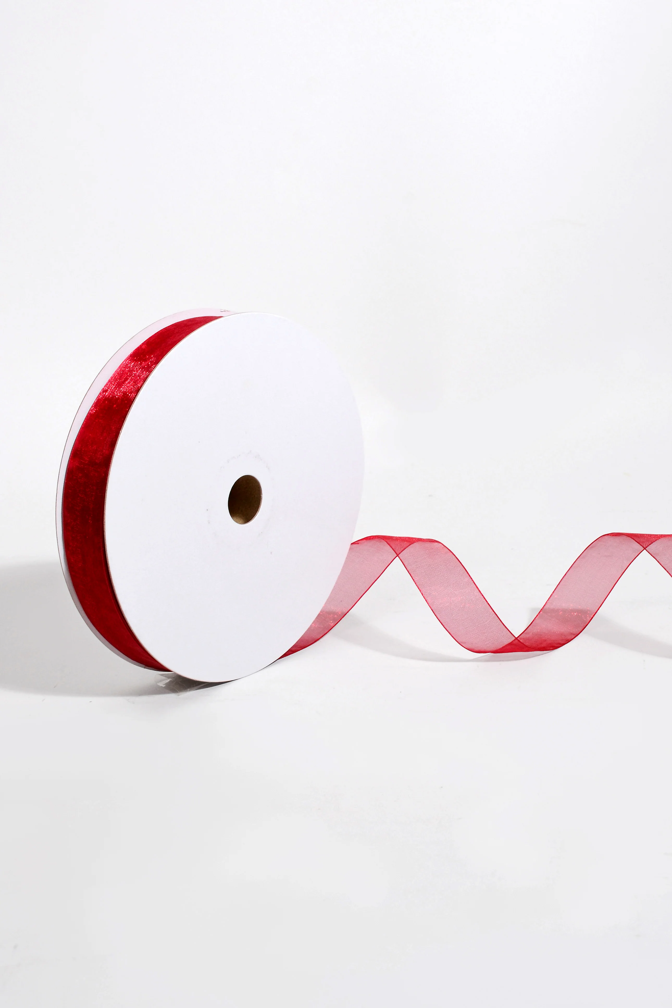 7/8" X 100Yds Organza Ribbon Rose Red - Image 2