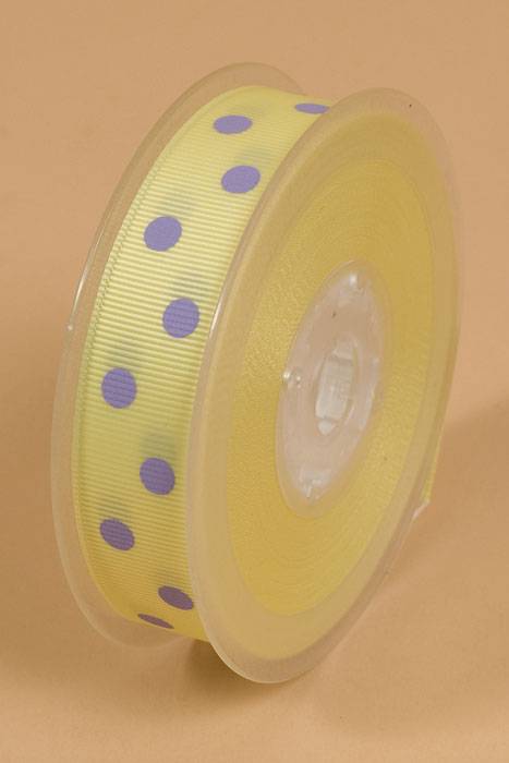 7/8" X 17yds Grosgrain Baby Maize #617