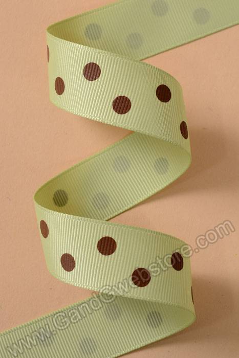 7/8" X 17yds Grosgrain Lime Juice #524 - Image 2