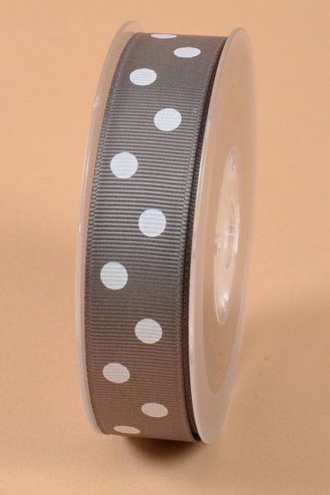 7/8" X 17yds Grosgrain Metal Grey #017