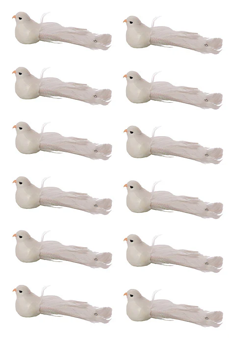 7" Dove White Pkg/12 - Image 4