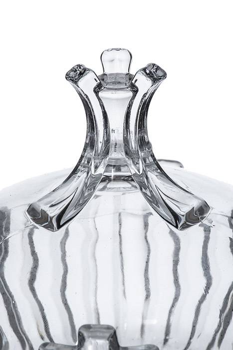 7" X 7" Clear Glassware W/cover - Image 2