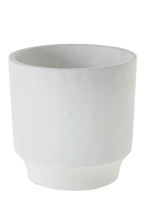7" X 7" Glendale Pot White