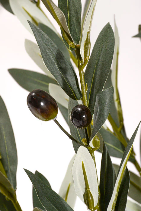 71" Artificial Olive Tree w/Pot Grey/Green - Image 2