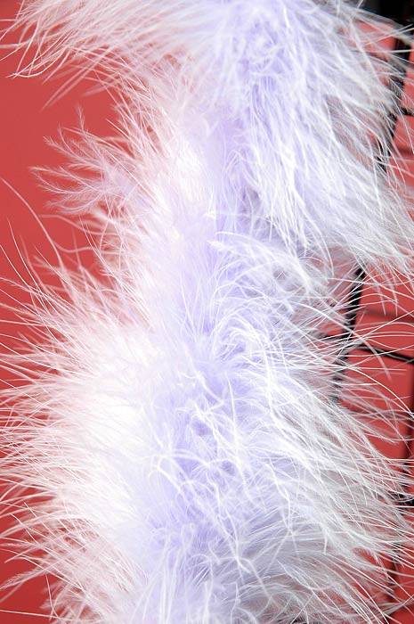 72" Feather Marabou Lavender Ea - Image 2
