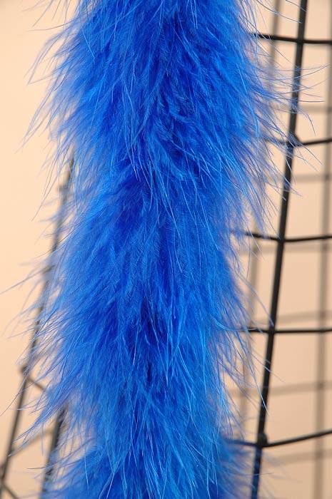 72" Feather Marabou Royal Blue Ea - Image 2