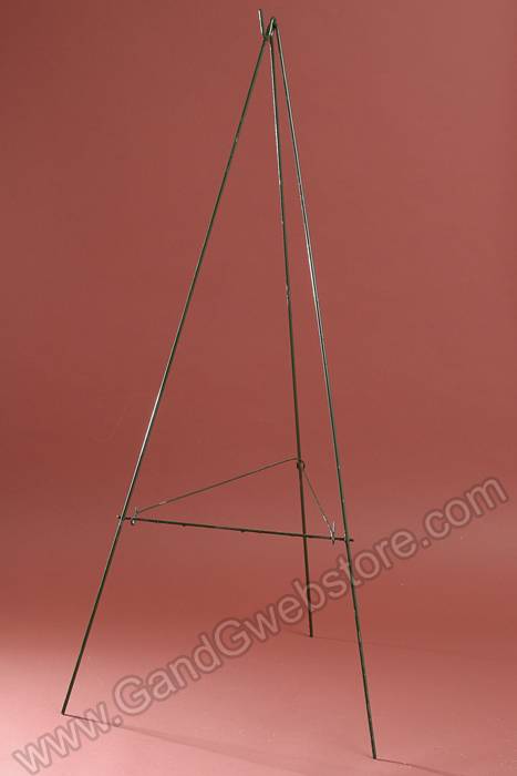 72" Wire Easel Green