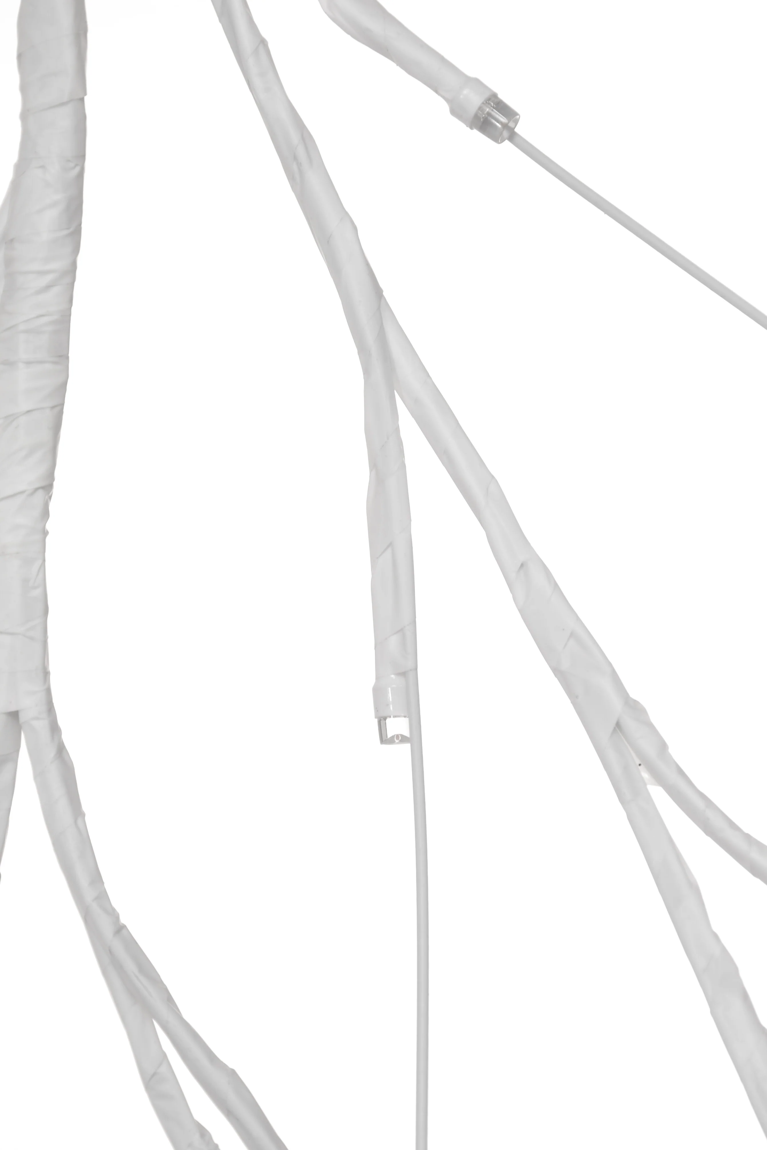 7Ft Faux Twig Garland With Led Lights White - Image 3