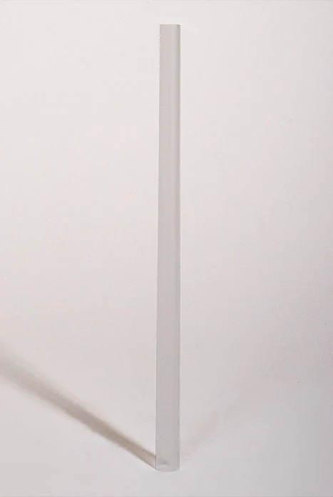 8.25" Flower Gerbera Straw Clear Pkg/250 - Image 2