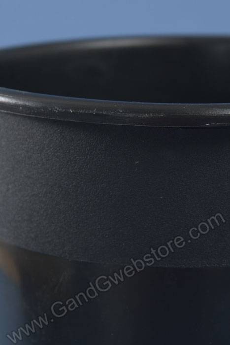 8.5" X 13" Round Plastic Cooler Bucket Black - Image 2