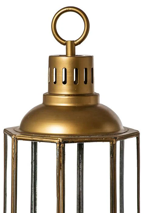8.5"x 33" Bena Lantern Rusted Gold - Image 2