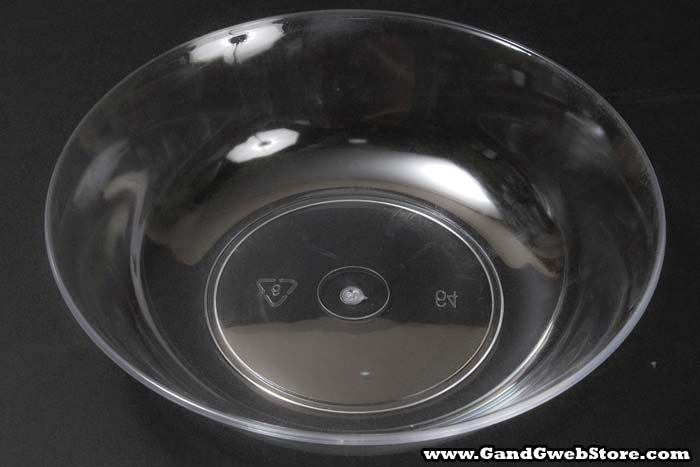 8" Pie Dish Clear Pkg/24 - Image 2