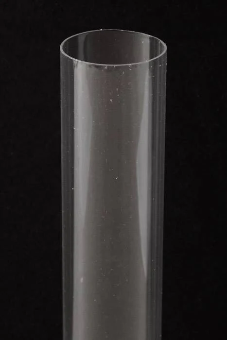 8" Plastic Cylinder Tube Clear Pkg/6 - Image 2